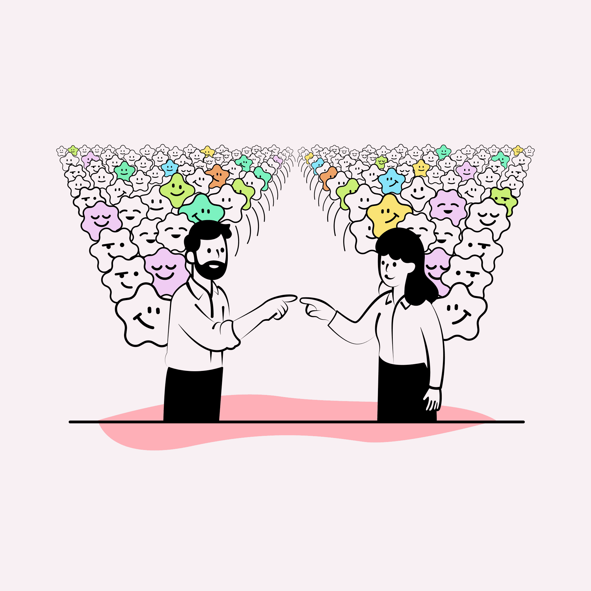 人与队友共享上下文