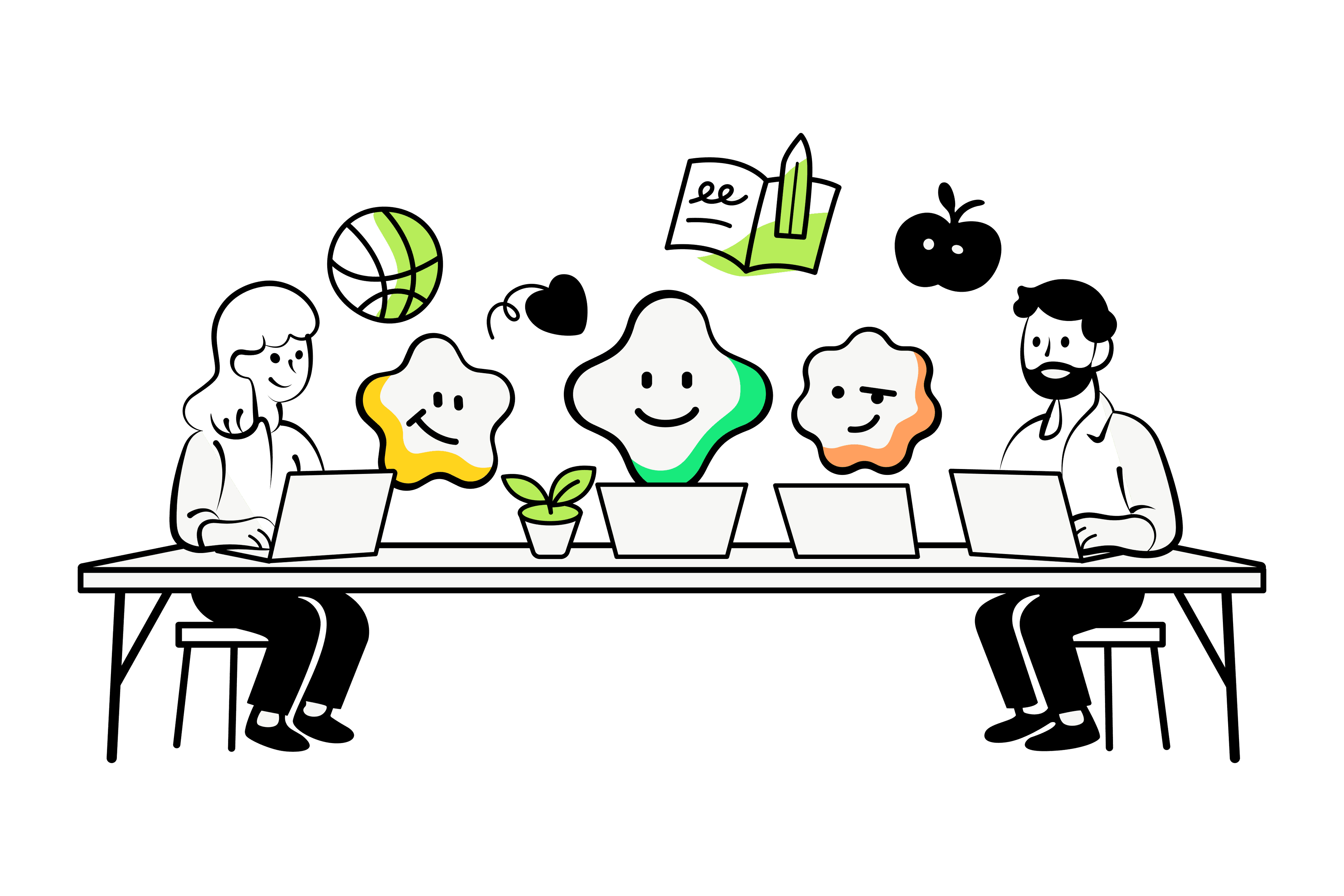 AI Teammates illustration